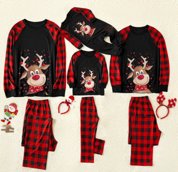 Christmas Elk Printing Parent-child Wear Homewear