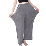 PLUS SIZE 6XL 7XL Pajamas Pants Female Spring Summer Cotton Sleepwear Sleep Bottoms Solid Color Casual Loungewear Home Clothes